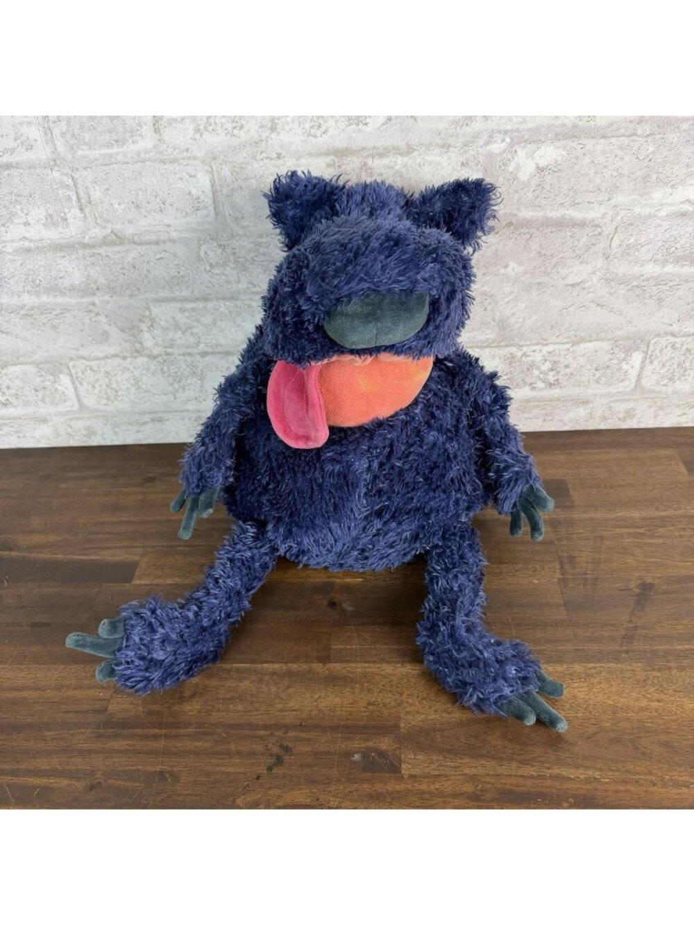 Vintage Manhattan Toy Company Otto The Dog Plush 18” Secret Mouth Pocket 5225
